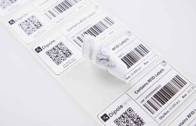 Rfid Label Rools Dipole SquareWave M830 RFID Label Paper Vellum 100x150MM 2 Rolls ...